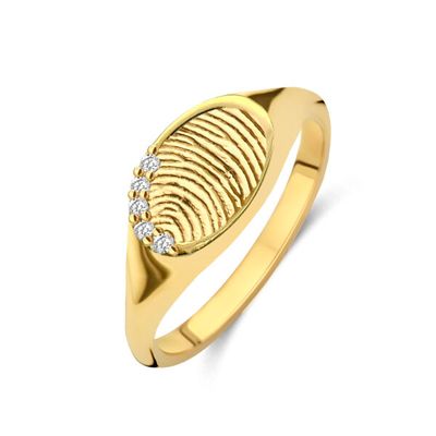 Ring Signet Touch Pavé Ring Signet Touch Pavé