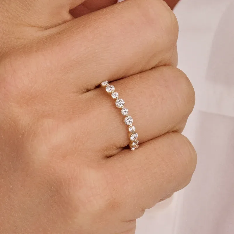 Gouden Ring Lab Grown Diamant 0,42 ct 14 karaat Gouden Ring Lab Grown Diamant 0,42 ct 14 karaat