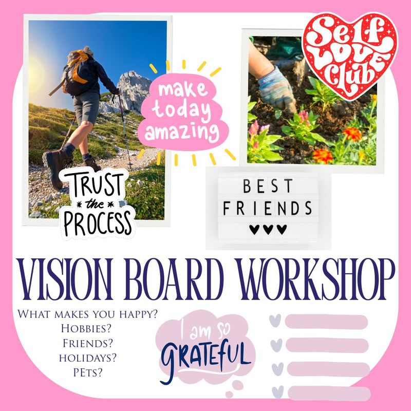 Childrens Vision Board Workshop Monday 16th February 10am