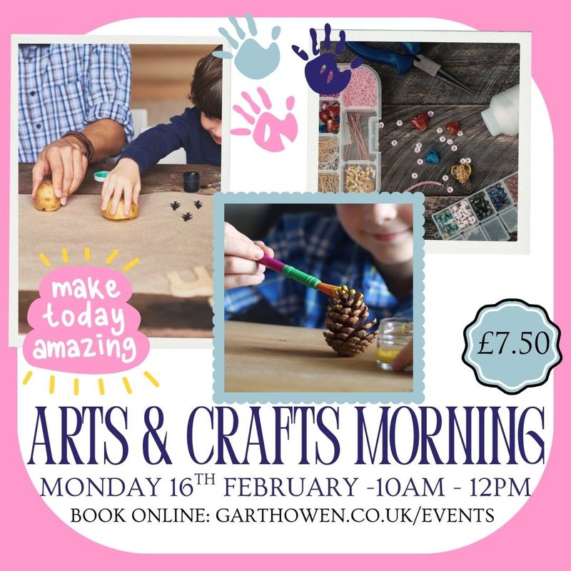 Childrens Arts &amp; Crafts Morning - Monday 16th February 10am