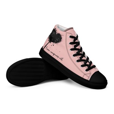 &quot;Love conquers all&quot; Women’s high top shoes