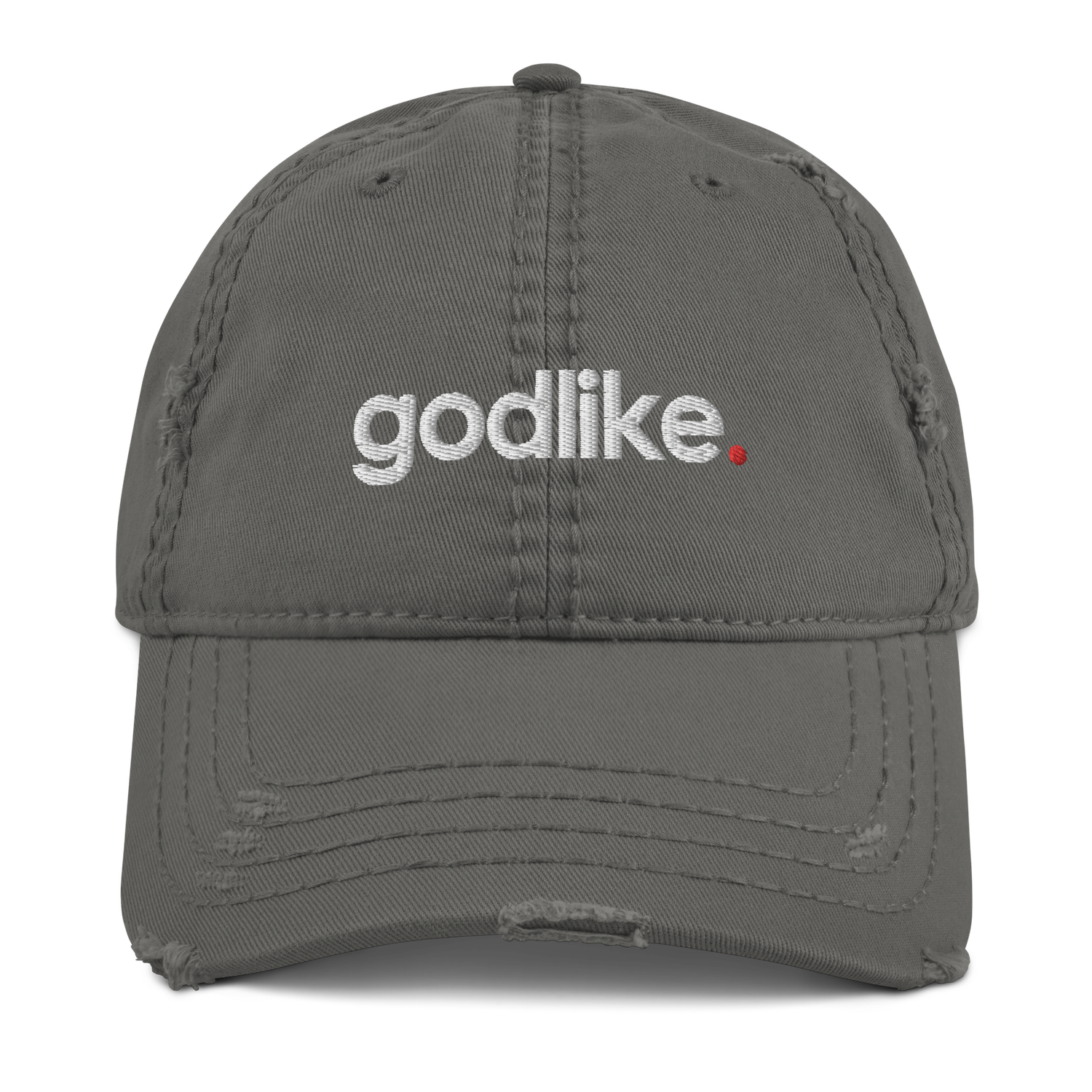 Godlike Embroidered Distressed Hat