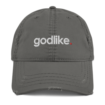 Godlike Embroidered Distressed Hat
