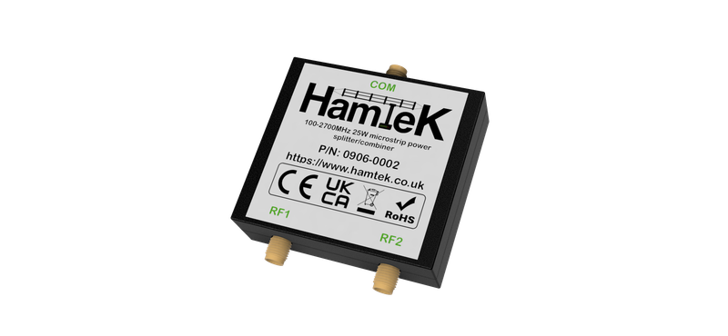 100-2700MHz Microstrip 25W SMA 2-way power splitter/combiner