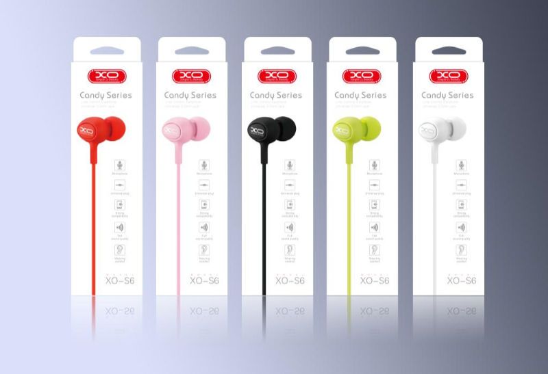 XO Wired Earphones 1.2m With 3.5mm AUX