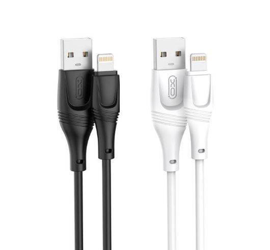 XO LIGHTNING 1M 2.4A ZEUS WHITE AND BLACK