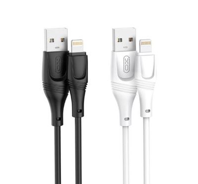 XO LIGHTNING 1M 2.4A ZEUS WHITE AND BLACK