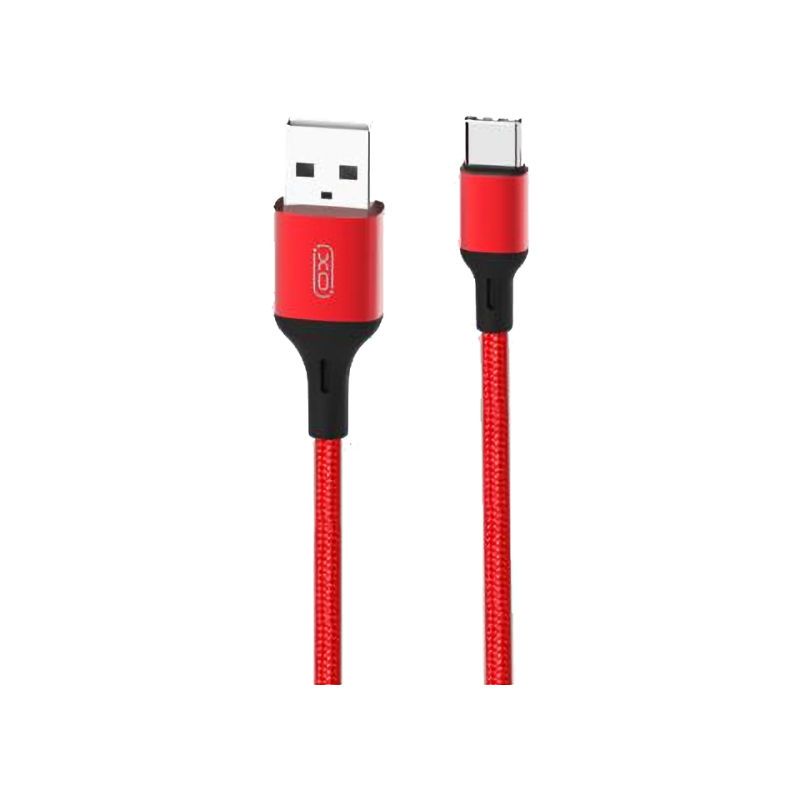 XO RED NB143 BRAIDED DATA CHARGE CABLE TYPE-C 2M