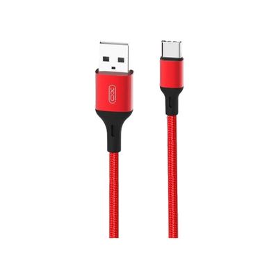 XO RED NB143 BRAIDED DATA CHARGE CABLE TYPE-C 2M
