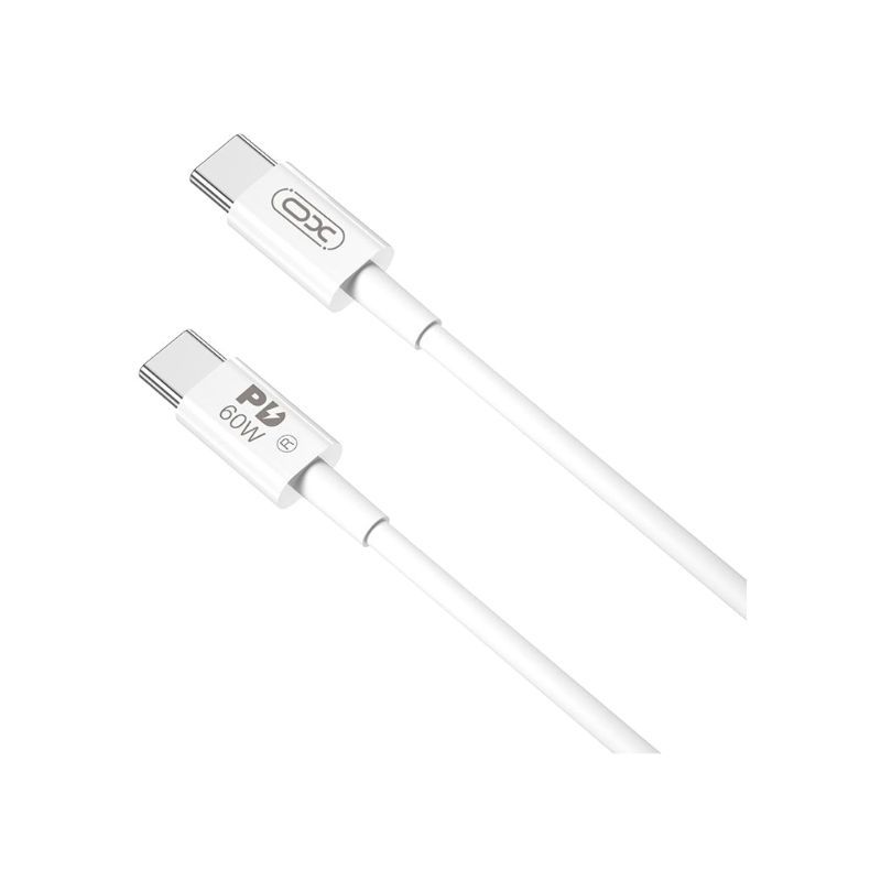 XO 60W 2M CABLE TYPE-C TO TYPE-C WHITE NB-Q190B
