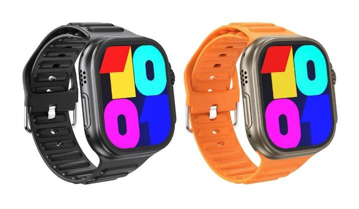 XO M10ULTRA SPORTS SMART WATCH BLACK AND ORANGE