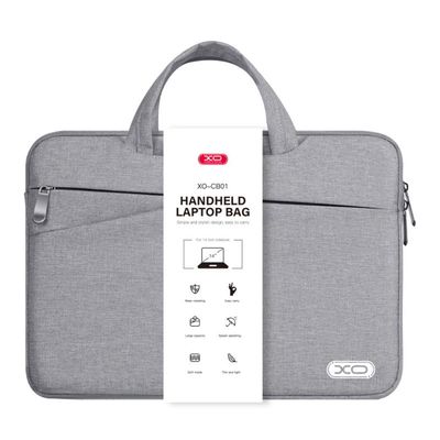 XO STYLISH GREY OR BLACK 14 INCH LAPTOP BAG