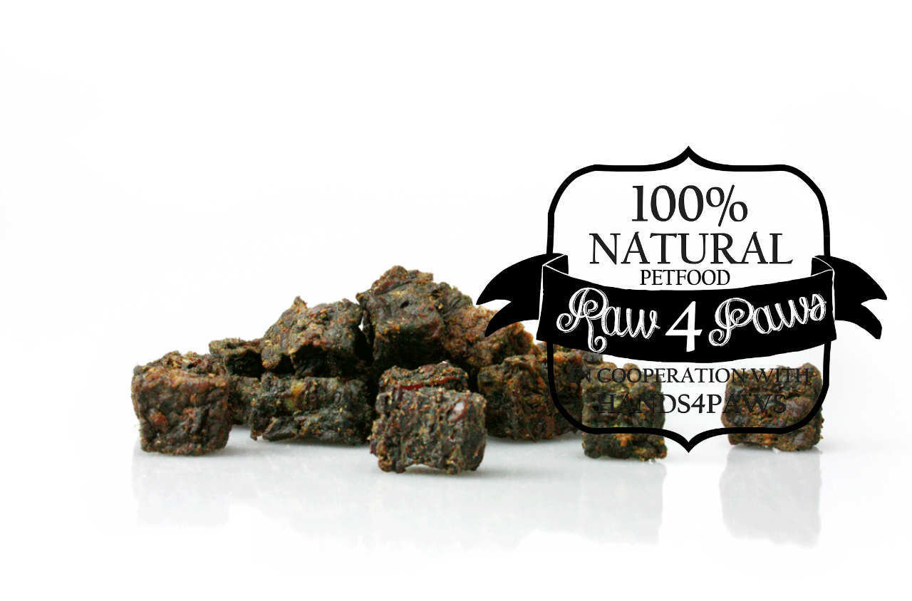 RAW4PAWS TRAININGSNACK HERT 150GR