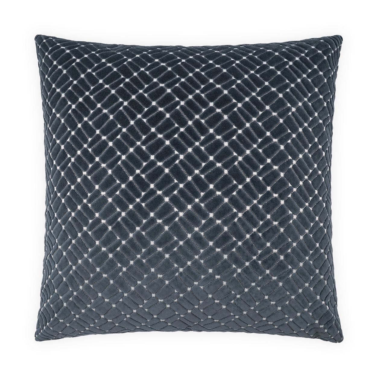 Throw Pillow -  Melvin, Indigo, Size: 22X22