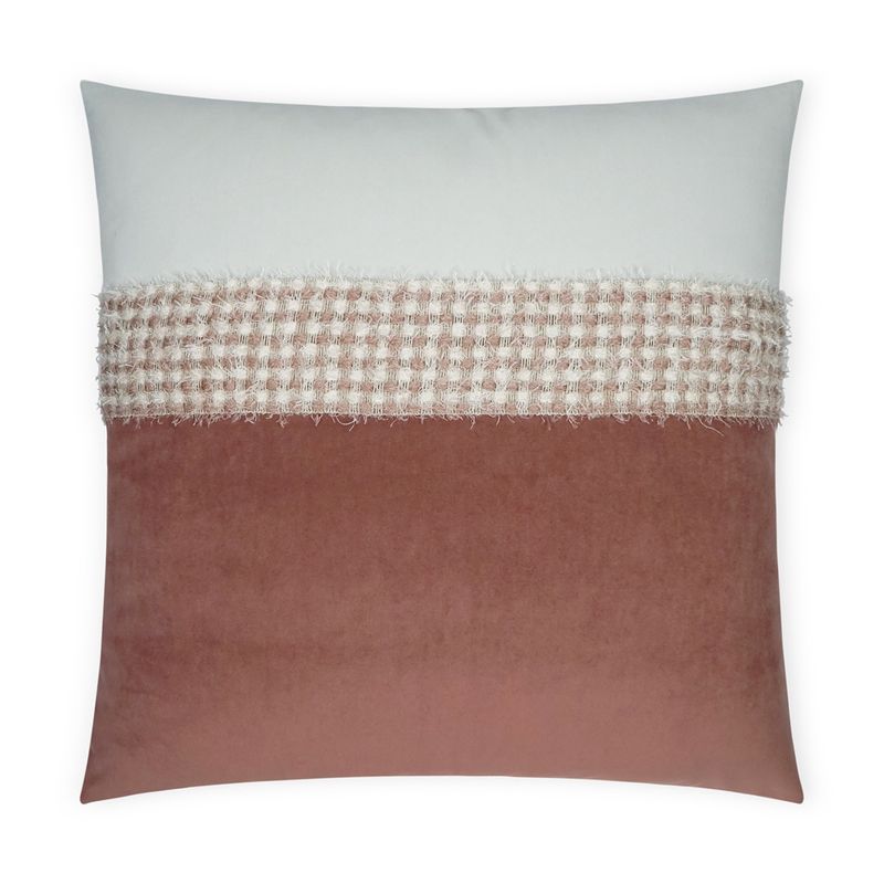 Throw Pillow -  Fuzzy, Rose