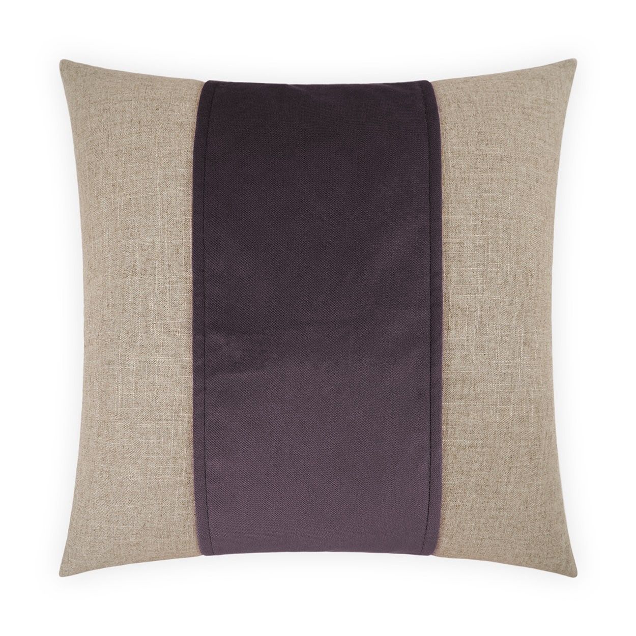 Throw Pillow -  Jefferson Band, Amethyst, Color: Amethyst