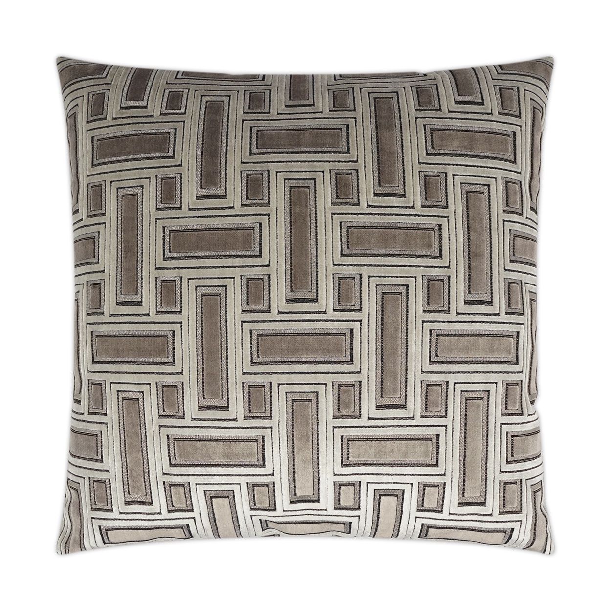 Throw Pillow -  Brix, Truffle, Size: 22X22