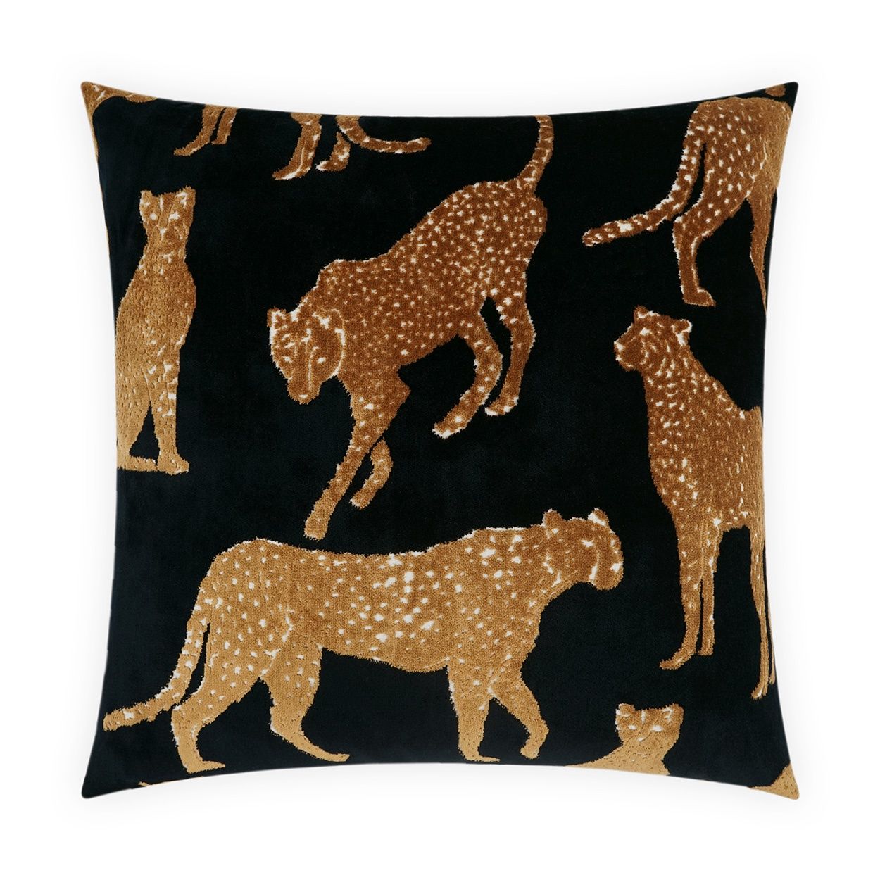 Throw Pillow -  Animique, Ebony, Color: ebony