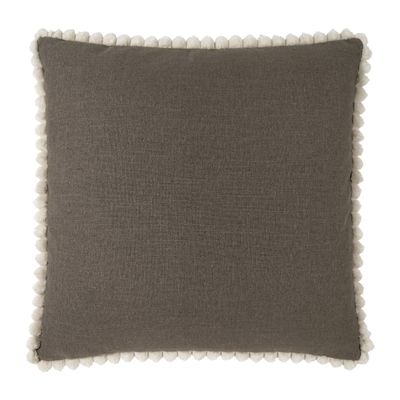 Throw Pillow -  Pom Chic, Mink