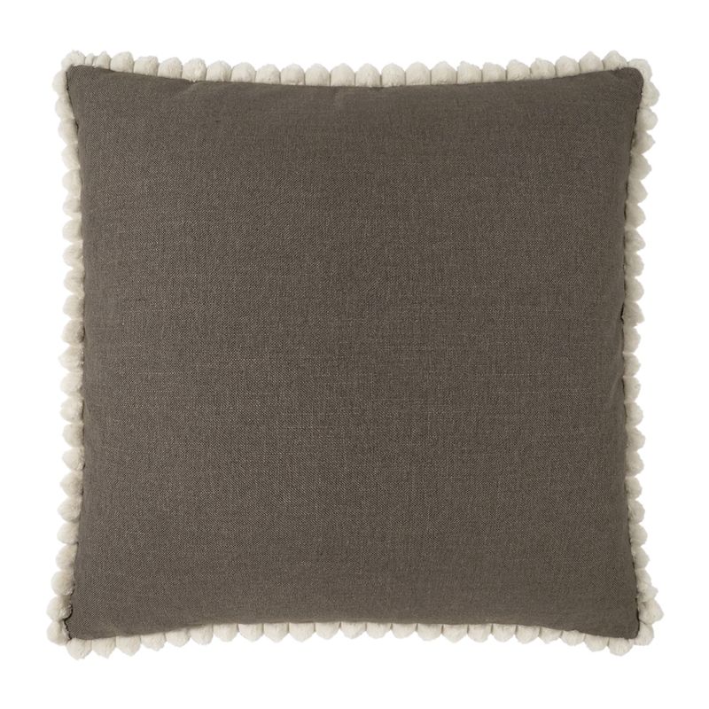 Throw Pillow -  Pom Chic, Mink