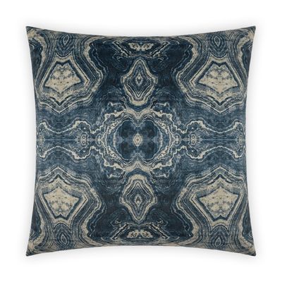 Throw Pillow -  Banding, Indigo
