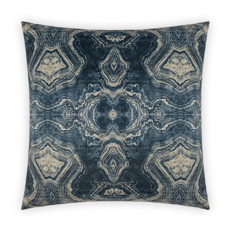 Throw Pillow -  Banding, Indigo