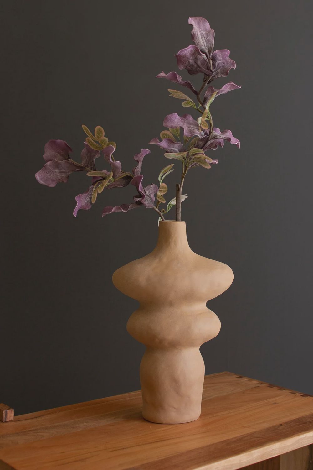 Ceramic Oval Bubbles Vase, Size: MEDIUM