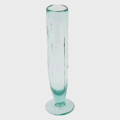 Tall Recycled Champagne Flutes, Set of 2