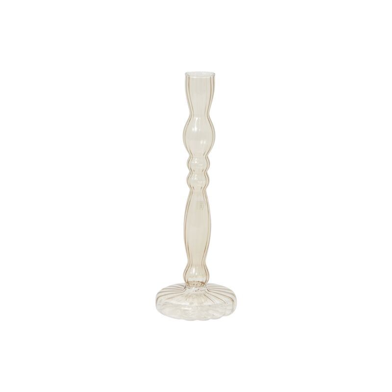 Raywood Candlestick, Color: Clear, Size: Small