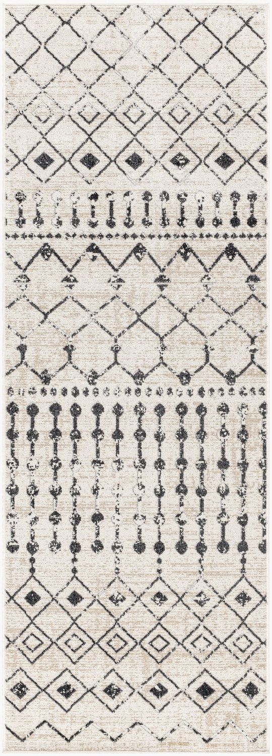 Lavadora Machine Washable Runner, Black Diamond