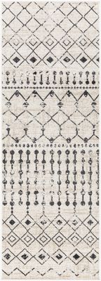 Lavadora Machine Washable Runner, Black Diamond
