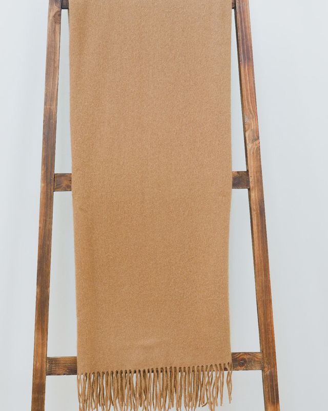 100% Cashmere Essential Woven Throw