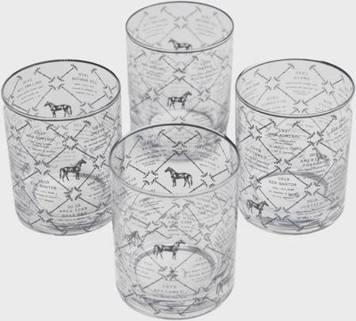 Triple Crown Bourbon Glass, Set of 4