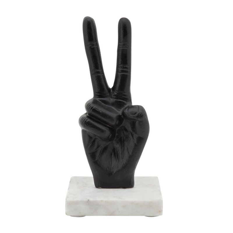 Metal Peace Sign, 8"