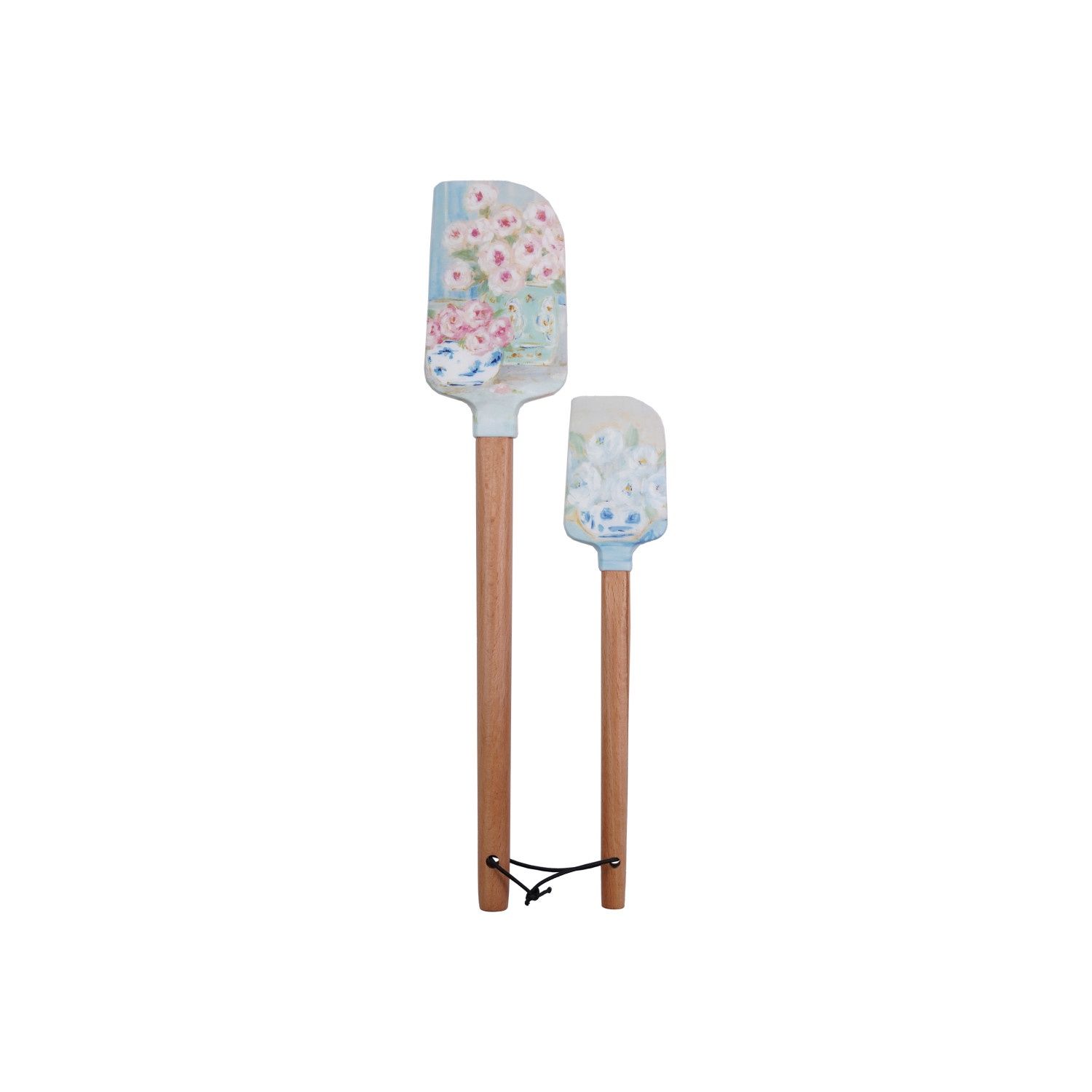 Floral Pattern Spatula, Set of 2