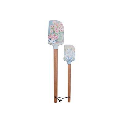 Floral Pattern Spatula, Set of 2