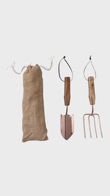 Garden Tools with Mango Wood, Set of 2