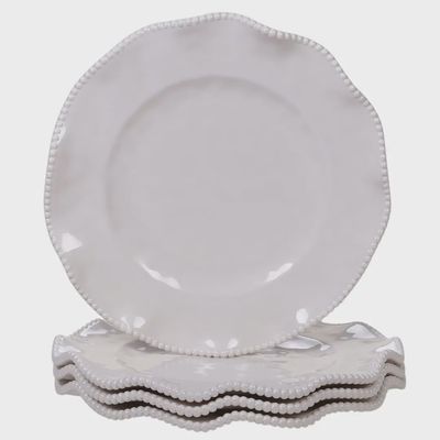 Perlette Cream Melamine Dishes