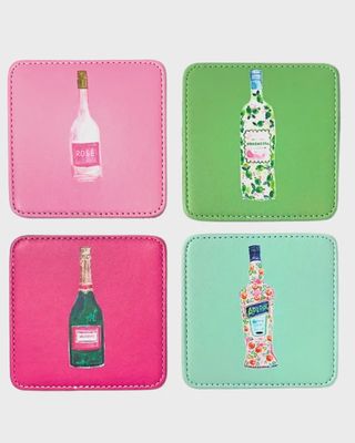 Leather Coaster, Set of 4