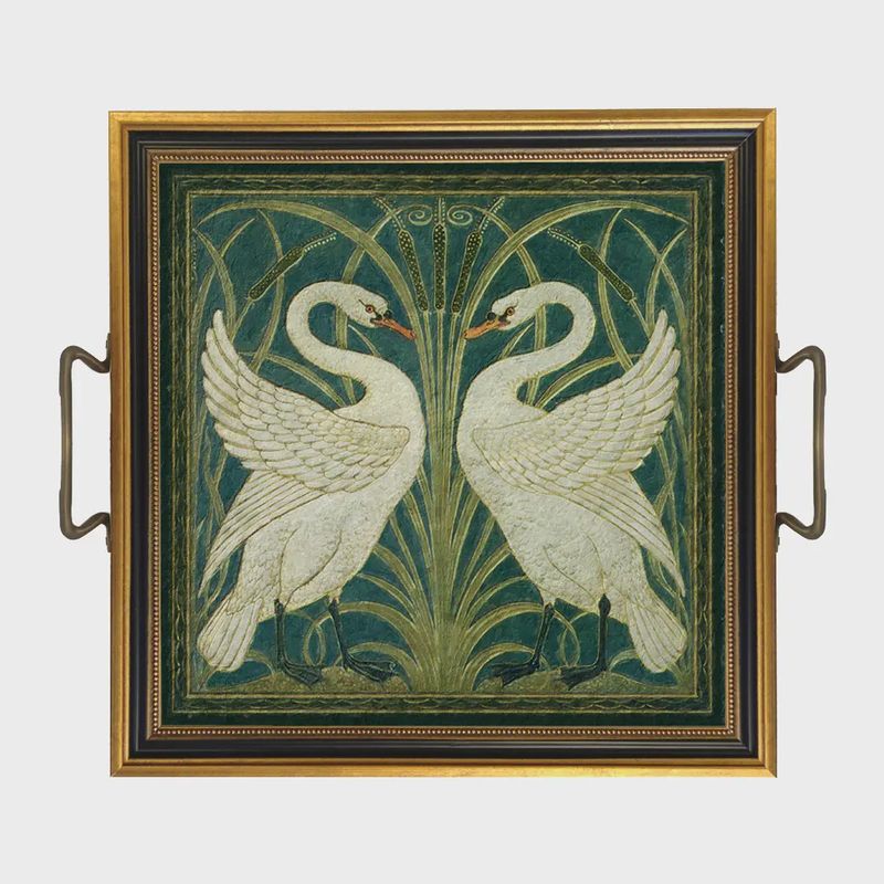 Small Decorative Tray with Handles