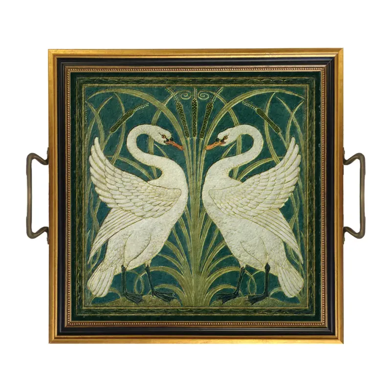 Small Decorative Tray with Handles
