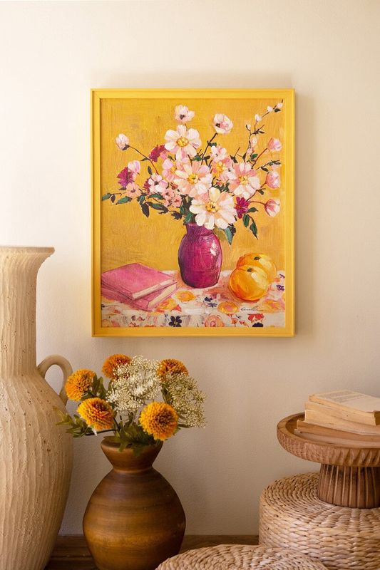 Yellow Still Life Painting