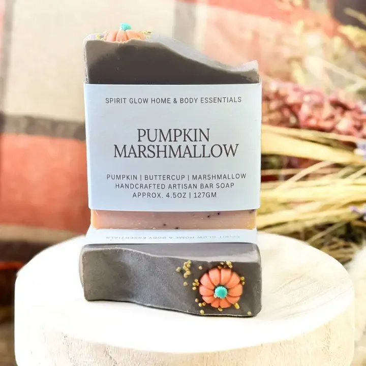 Artisan Soap, bar, Scent: Pumpkin Marshmallow