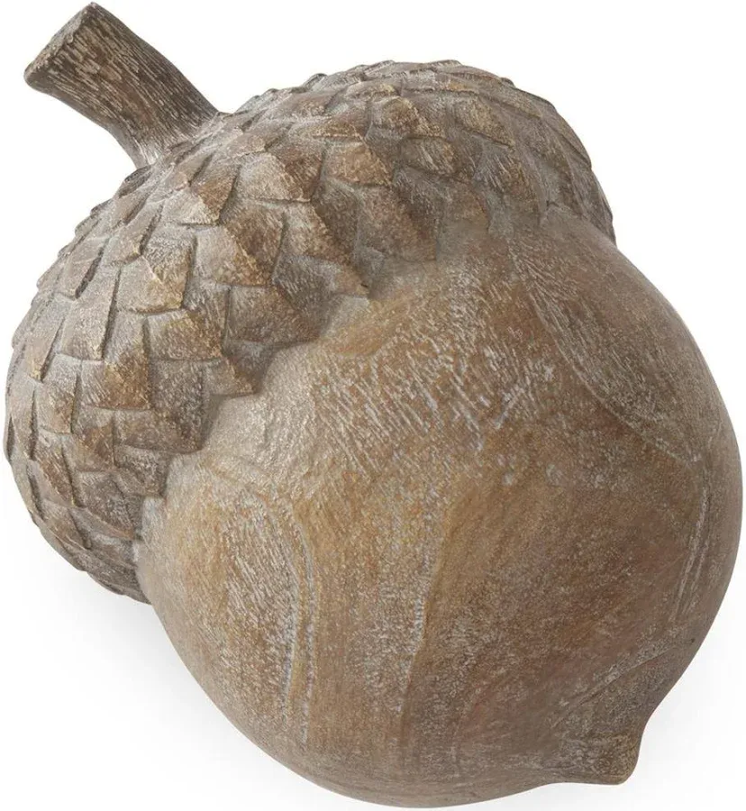Resin Acorns, Size: Medium