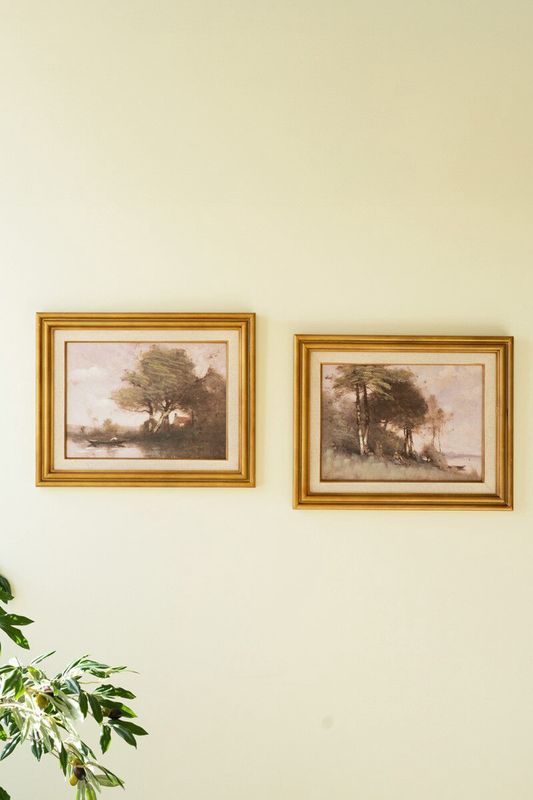 Framed Landscape, Set of 2