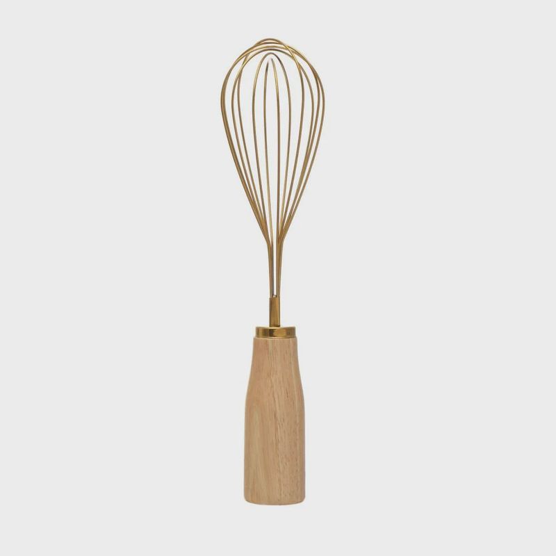 Rubber Wood Handled Whisk