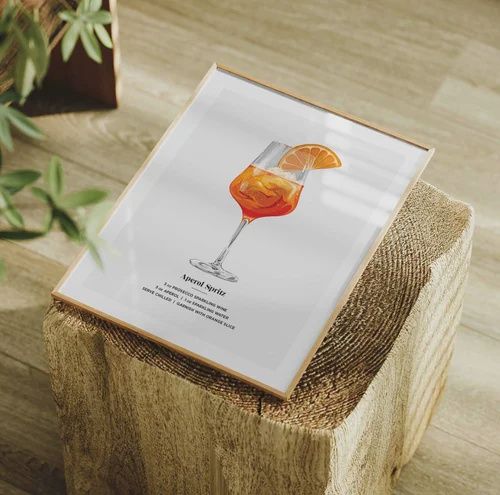 Cocktail Prints, Design: Aperol