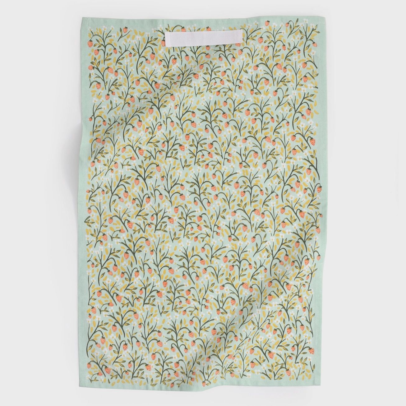 Tea Towel, Single, Design: Strawberry Meadow