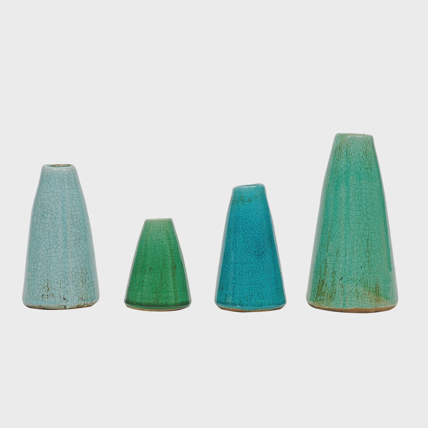 Terracotta Vases, Set of 4