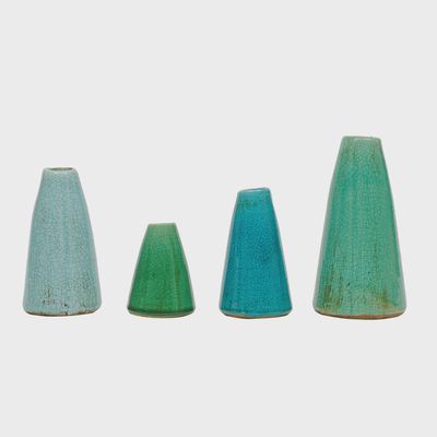 Terracotta Vases, Set of 4